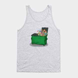 Dumpster Flowers Tank Top